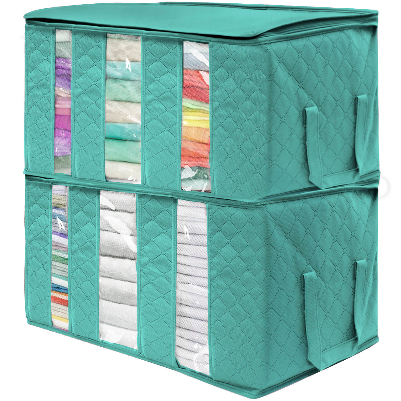 Foldable Storage Bag Organizers (2 Pack) - Sorbus Home