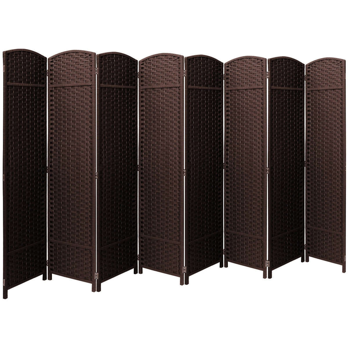 room divider, 8 panels, double hinged, portable