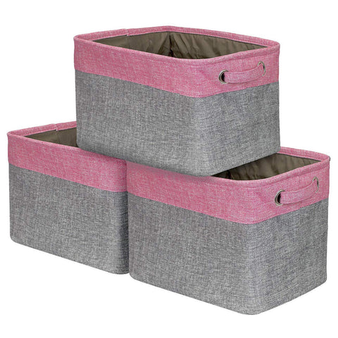 Twill Storage Basket Set (3-Pack) - Sorbus Home