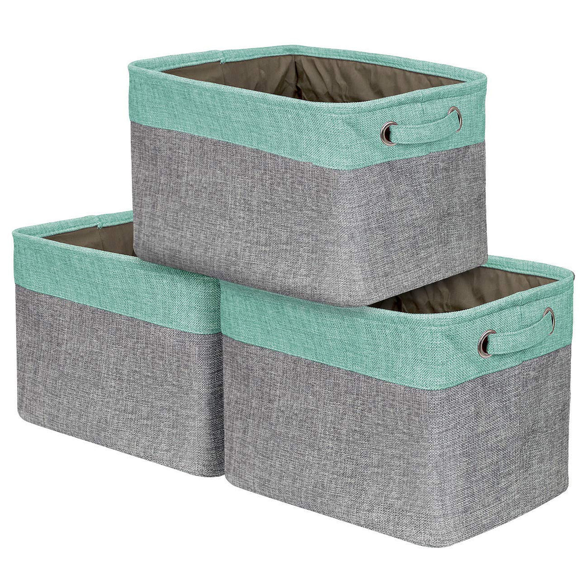Twill Storage Basket Set (3-Pack) - Sorbus Home