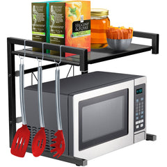 Expandable Microwave Shelf Stand - Sorbus Home