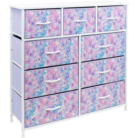 9-Drawer Dresser (Tie-dye Colors)