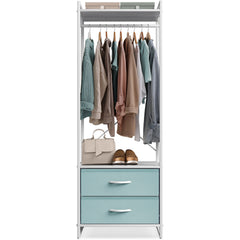 Clothing Rack with Drawers