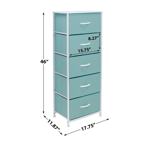 5-Drawer Tower Nightstand - Colors