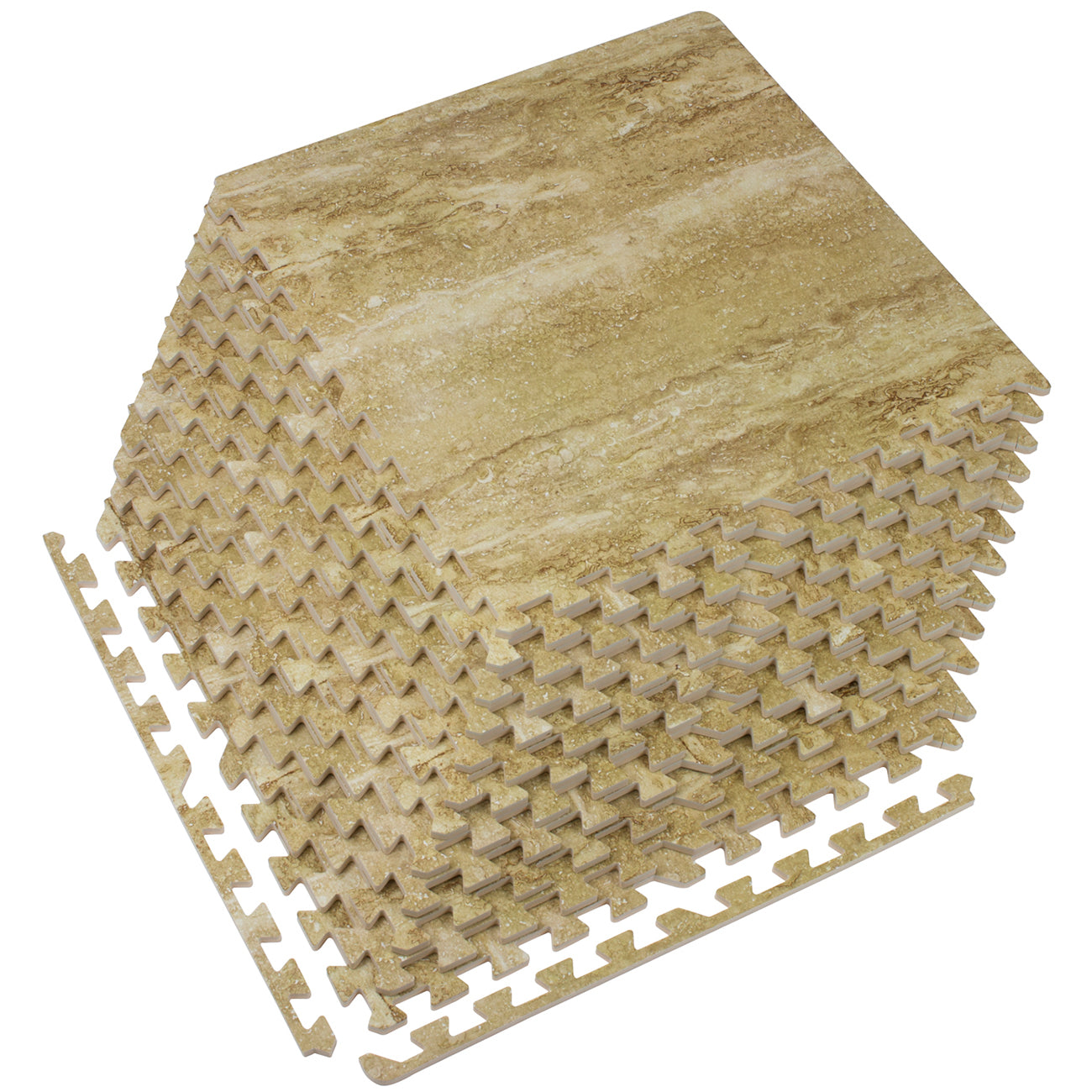 Sorbus Wood grain floor foam mat for home and office – Sorbus Home