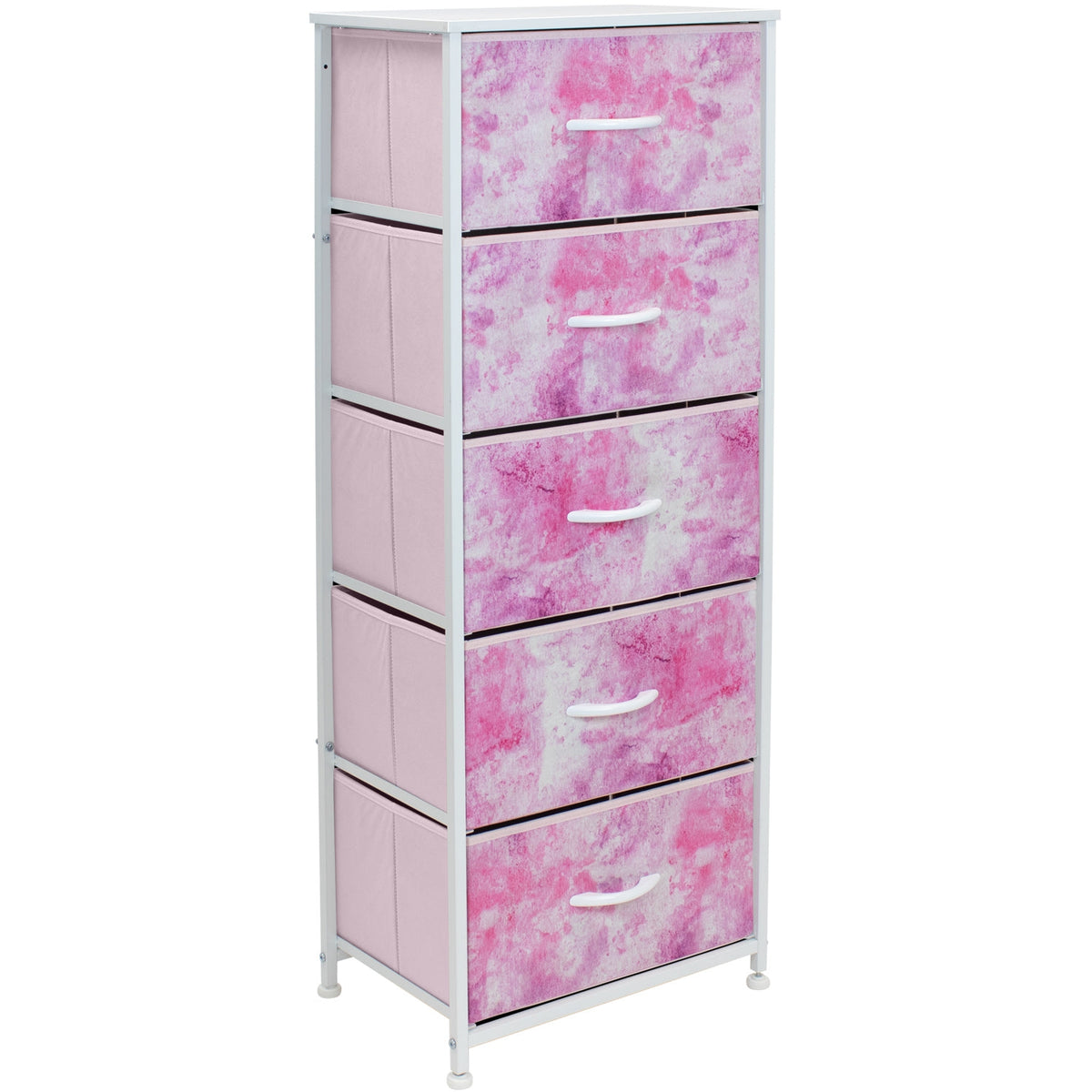 5-Drawer Tower Nightstand (Tie-dye Colors)