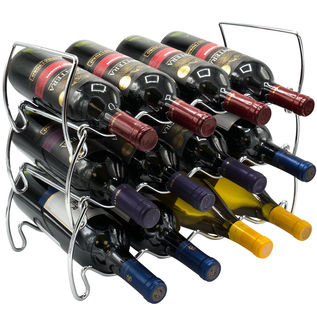 Metal Detachable Wine Rack - 3 Tier