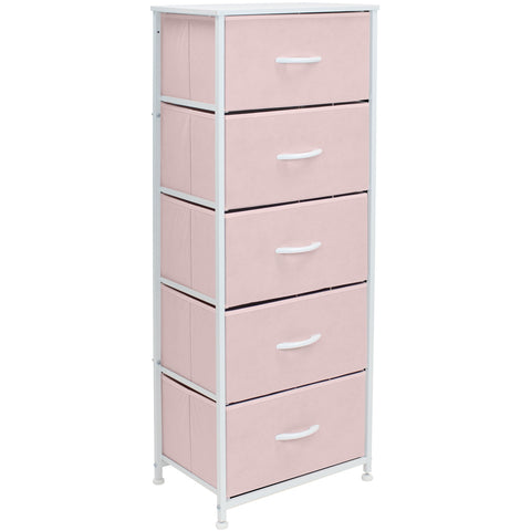 5-Drawer Tower Nightstand (Pastel Colors)