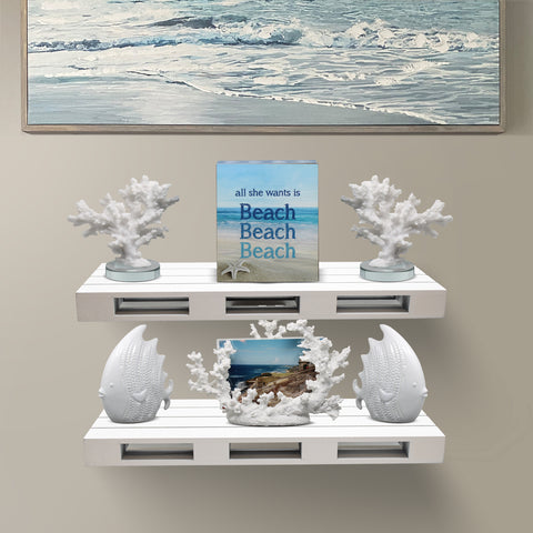 Farmhouse Floating Shelves (Set of 2)