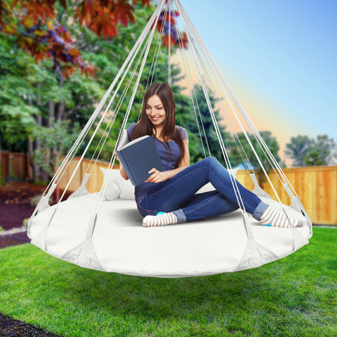Saucer Hanging Swing Nest – Sorbus Home - Main Image