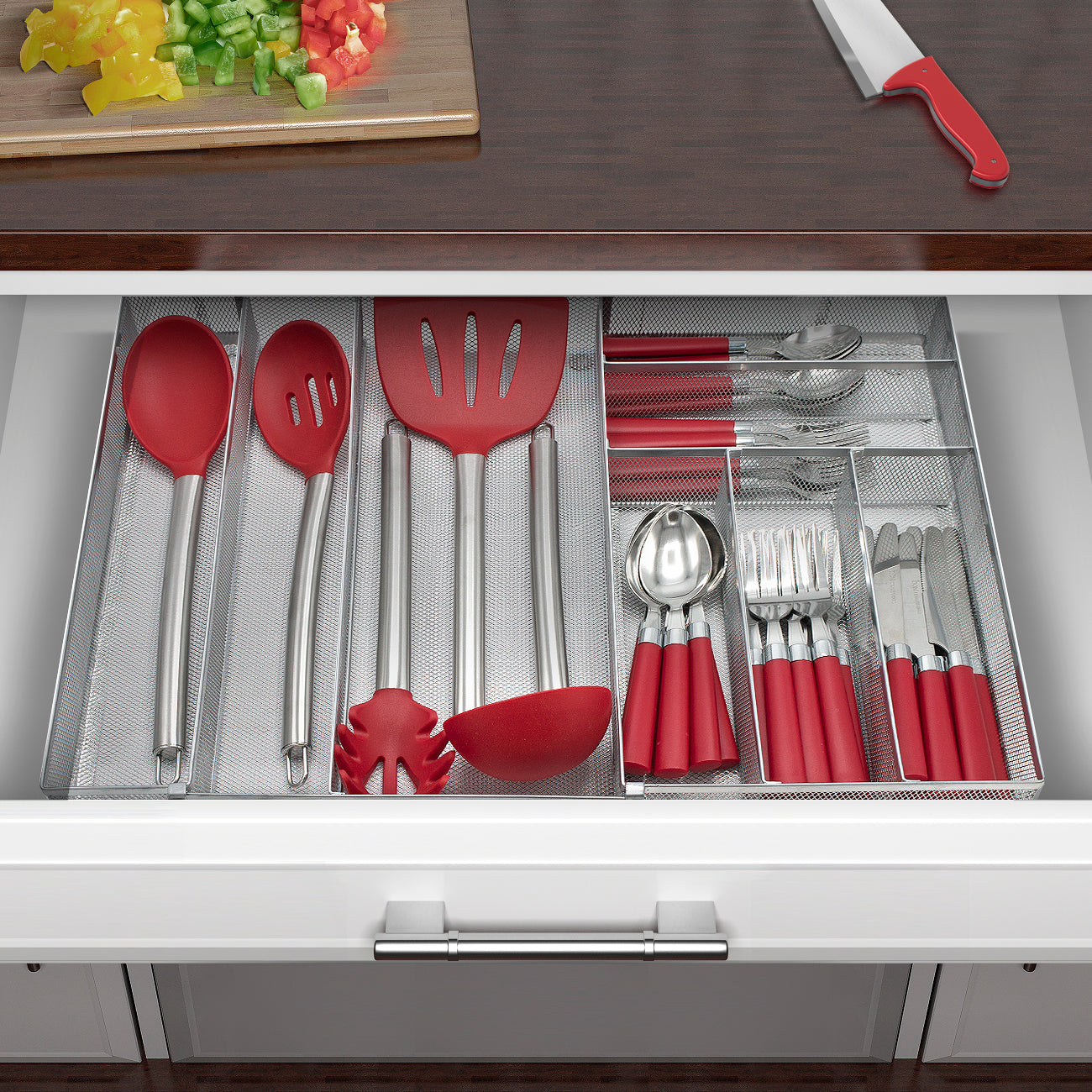Expandable Cutlery Drawer Tray - Sorbus Home