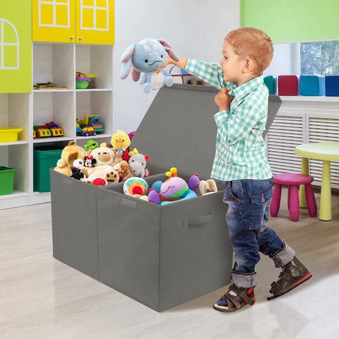 Kids Collapsible Storage Toy Chest (Large) - Sorbus Home