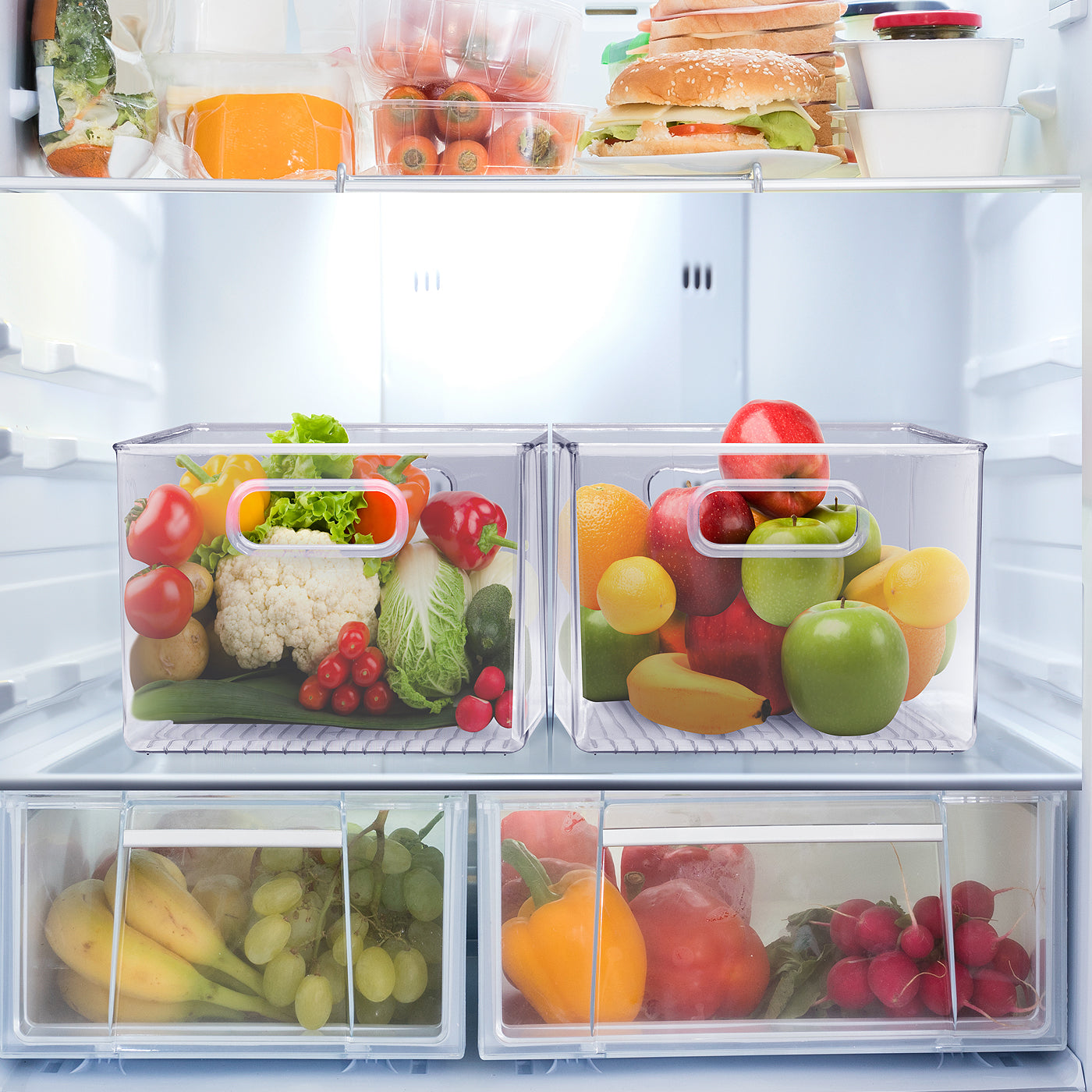 Sorbus Fridge Storage Drawers for Refrigerator and Pantry
