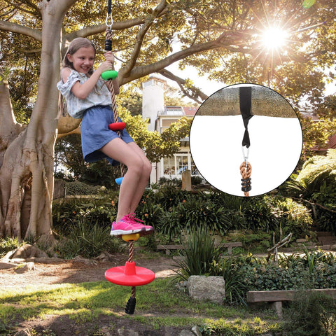 Sorbus Disc rope swing with seat, for outdoor backyard play