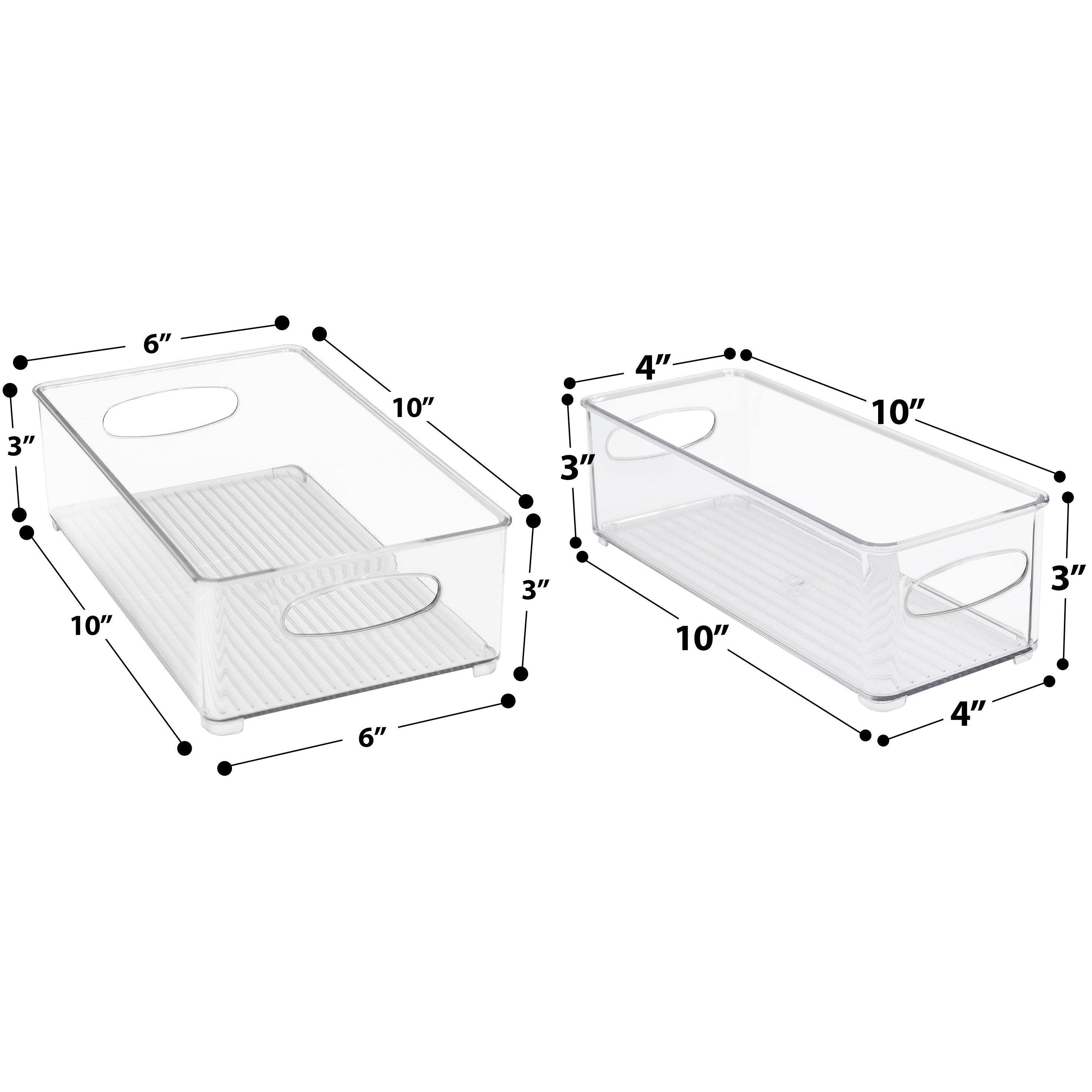 Sorbus Clear Storage Bins for Kitchen Pantry, fridge & more – Sorbus Home