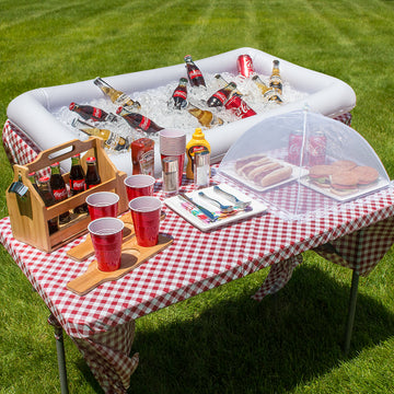 Inflatable Serving Bar and Food Cover Umbrellas (Bundle) - Sorbus Home