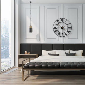 24" Oversized Wall Clock - Sorbus Home