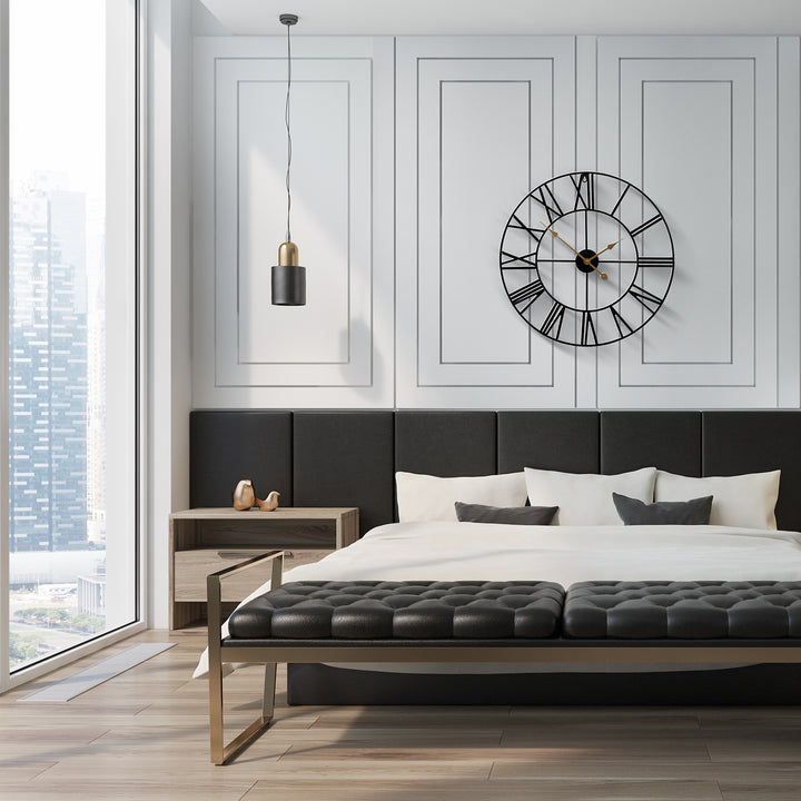 24" Oversized Wall Clock - Sorbus Home