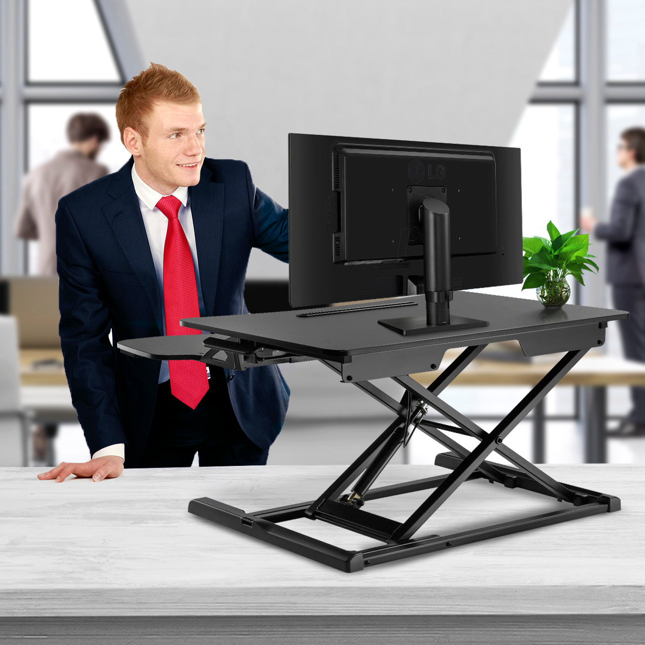 Standing Desk - Height Adjustable - Sorbus Home