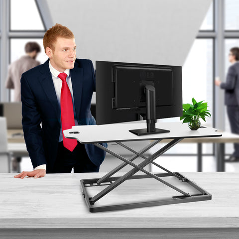 Adjustable Work Station Monitor Riser Desk - Sorbus Home