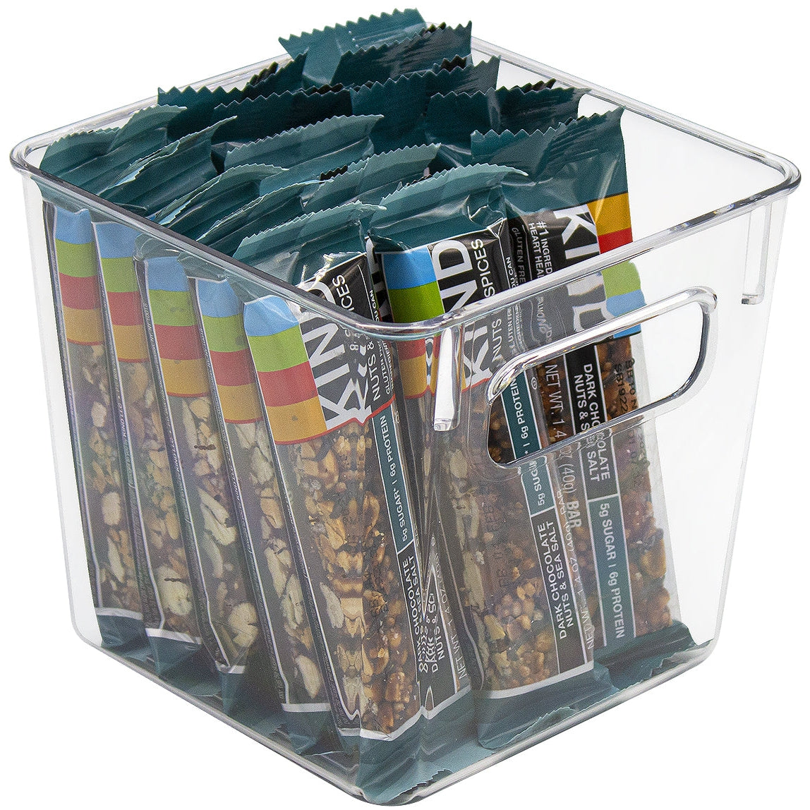Clear Plastic Storage Bins with Handles (Small, 4-Pack) - Sorbus Home