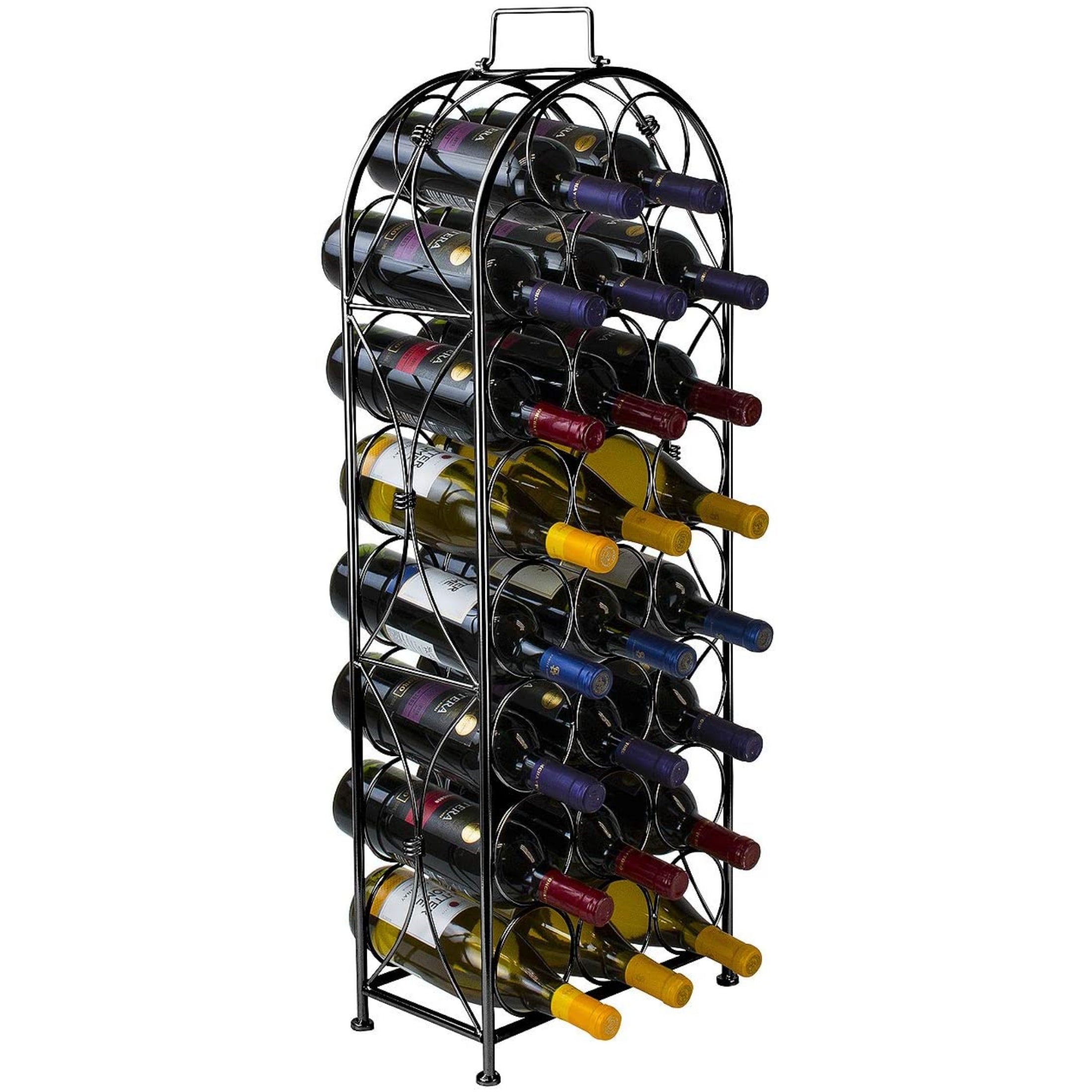 French Style Bordeaux Chateau Wine Rack (Holds 23 Bottles)