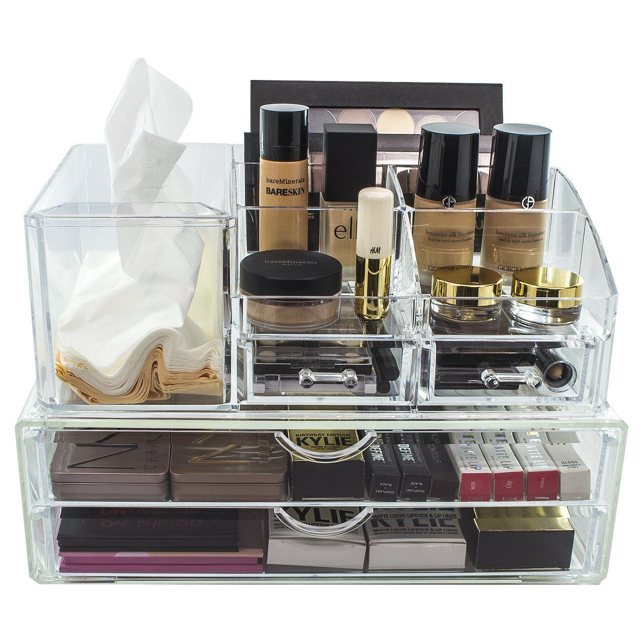 Makeup Organizer with Tissue Holder - sorbusbeauty