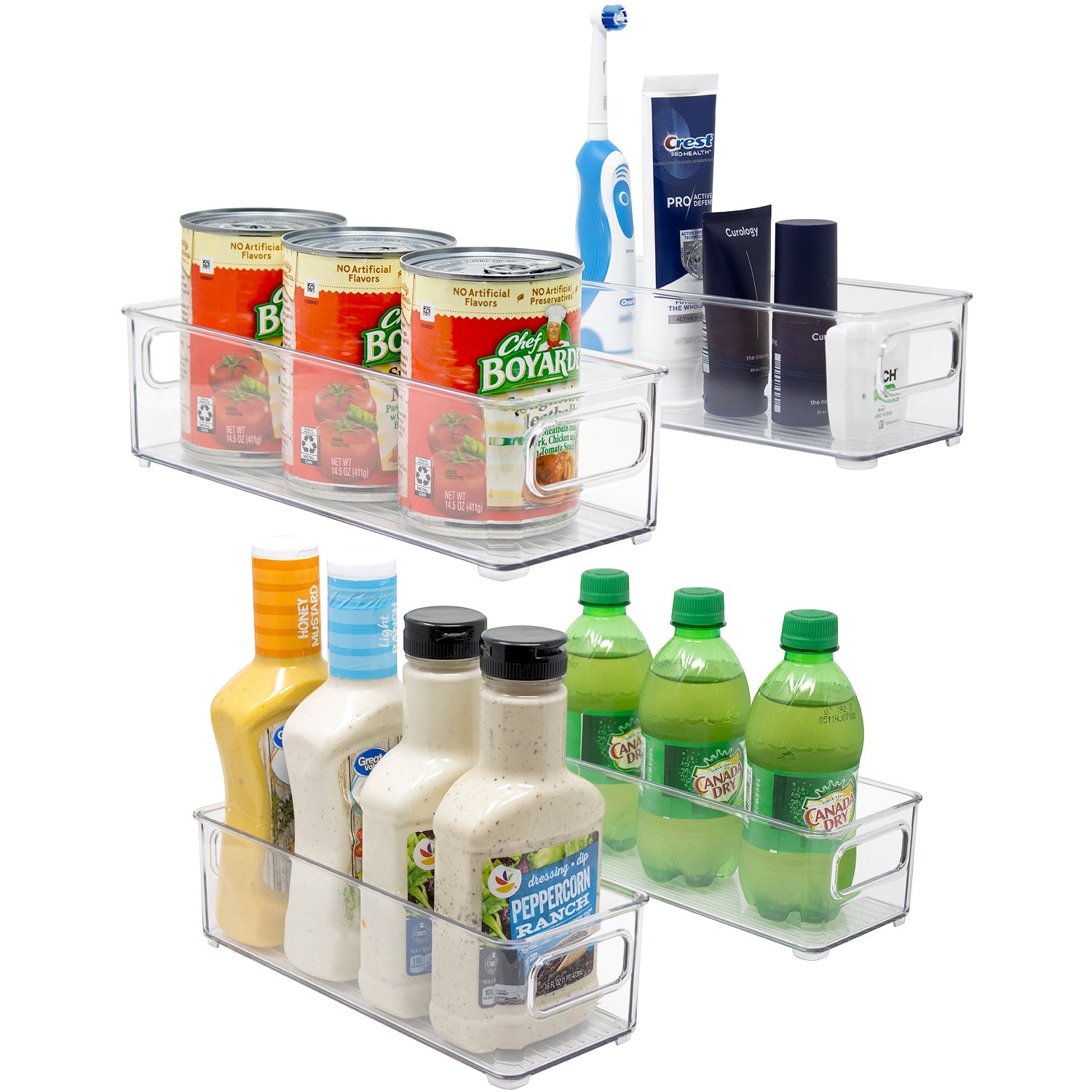 Narrow Pantry Container Bins