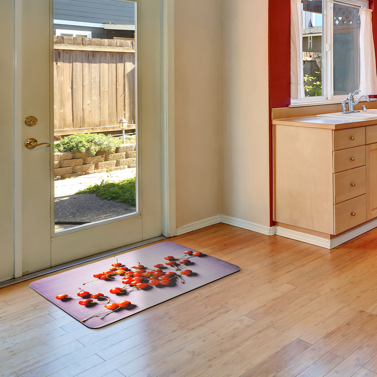 Cherry Print Floor Mat (Anti-Fatigue) - Sorbus Home
