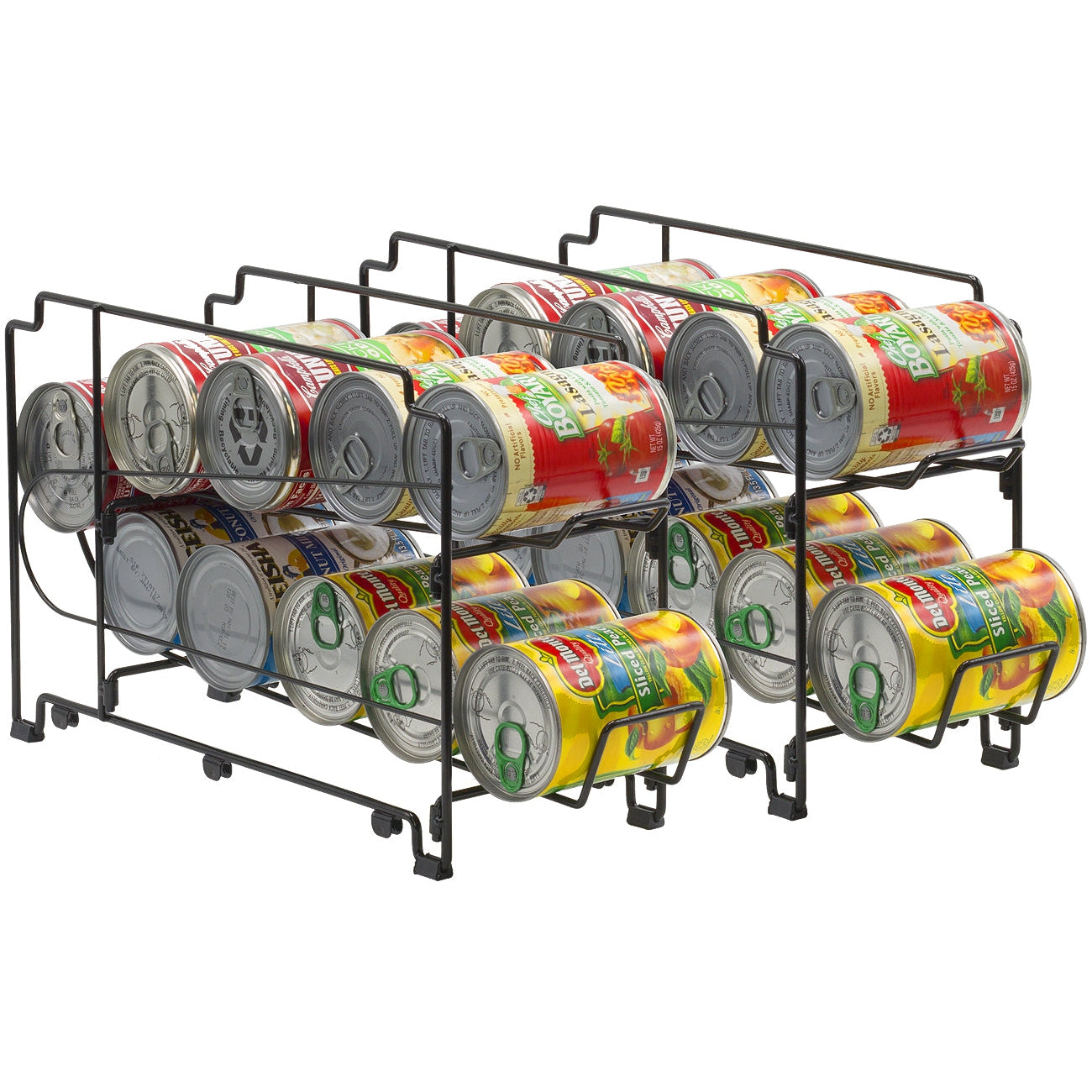 Kitchen Pantry Can Dispenser Holder Metal Rack 36 Food Cans