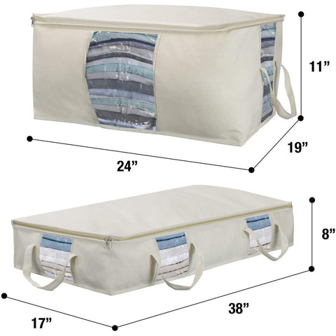 Storage Organizer Bag Set (2 Piece) - Sorbus Home
