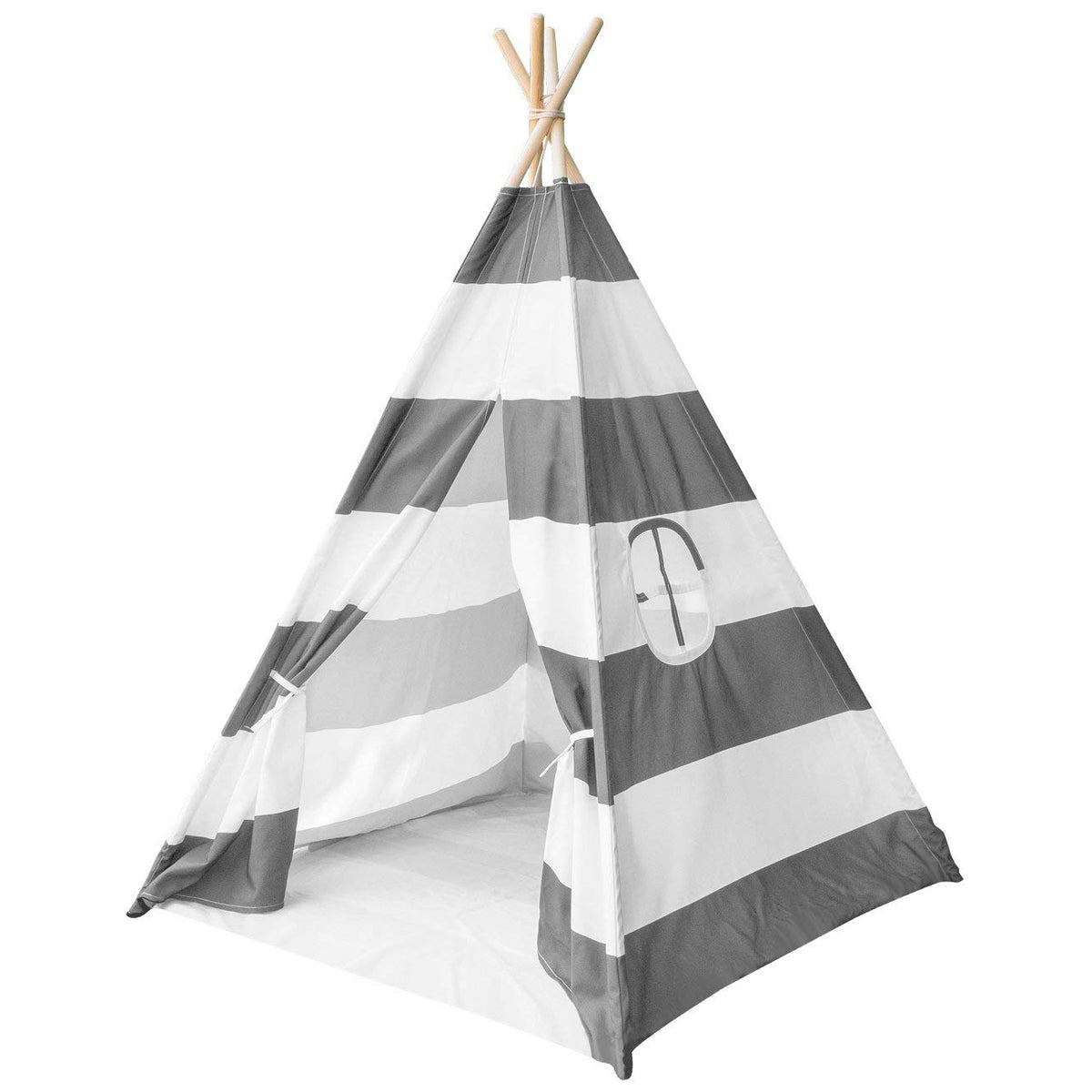 Striped Teepee Tent for Kids - Sorbus Home