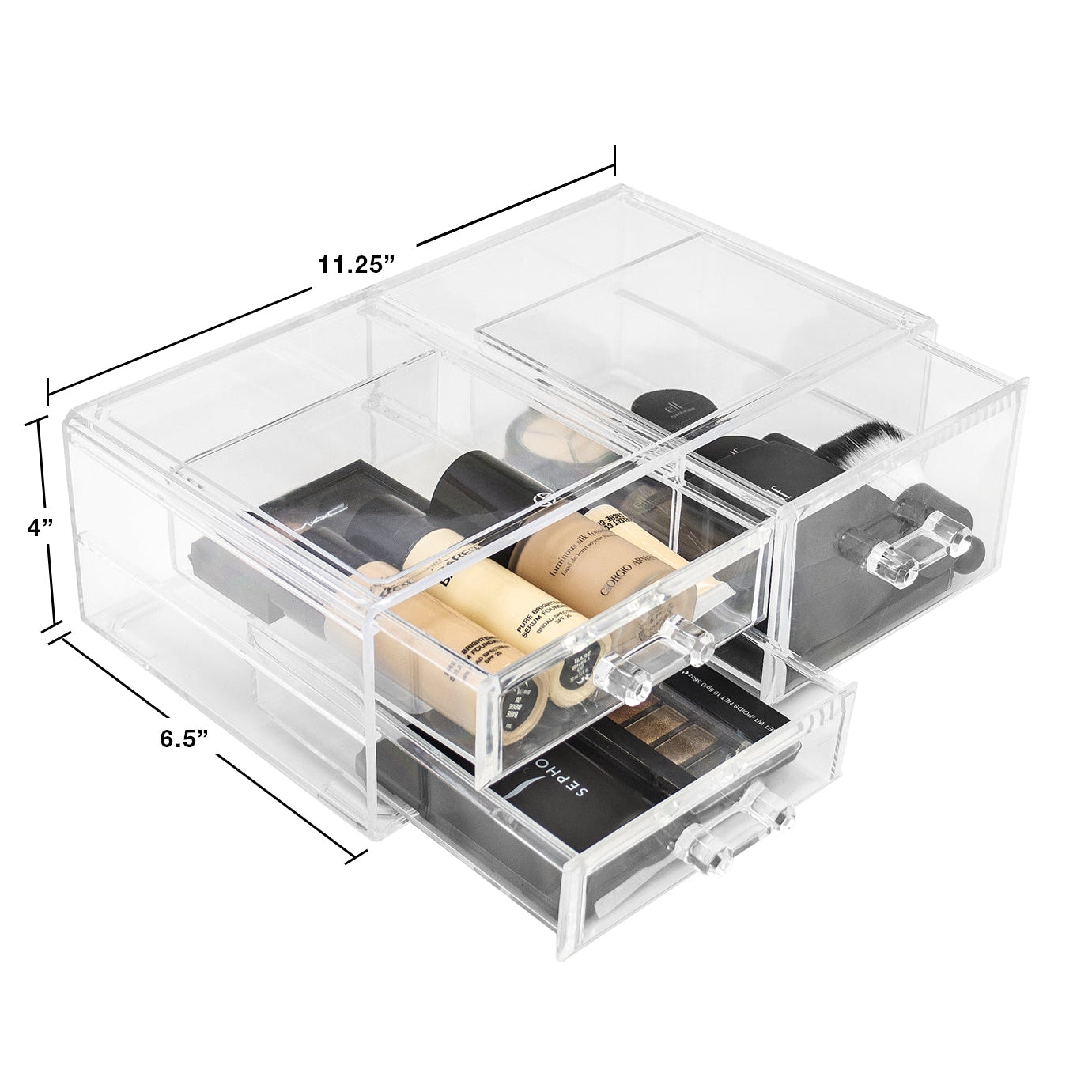 Stackable Cosmetic Organizer - 3 Drawer - (Large)