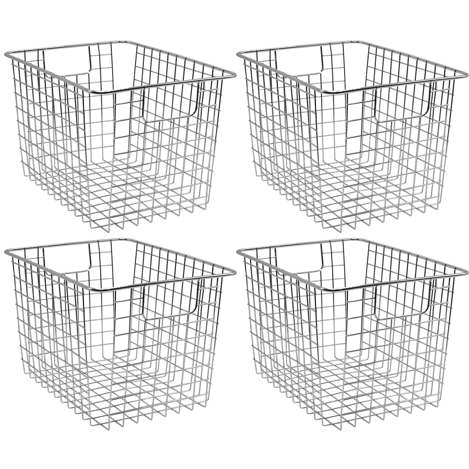 Deep Farmhouse Wire Basket Bins