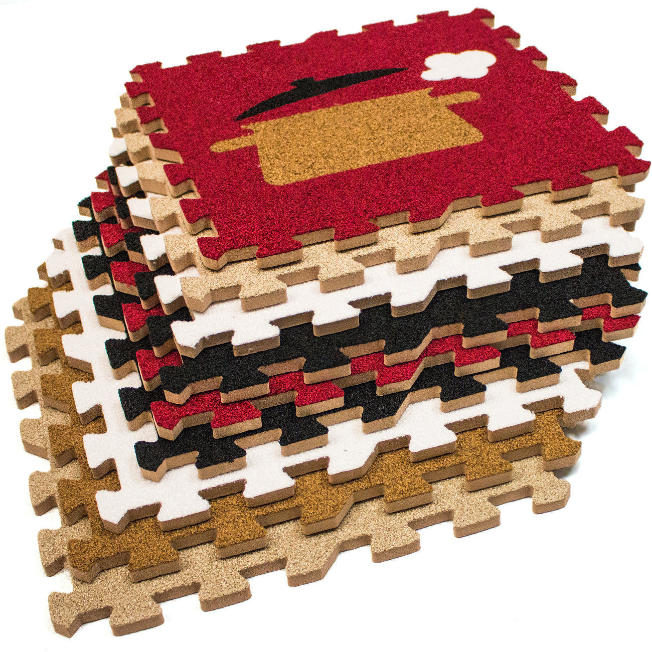 Floor Puzzle Mat Interlocking Set (9 Pc) – Sorbus Home