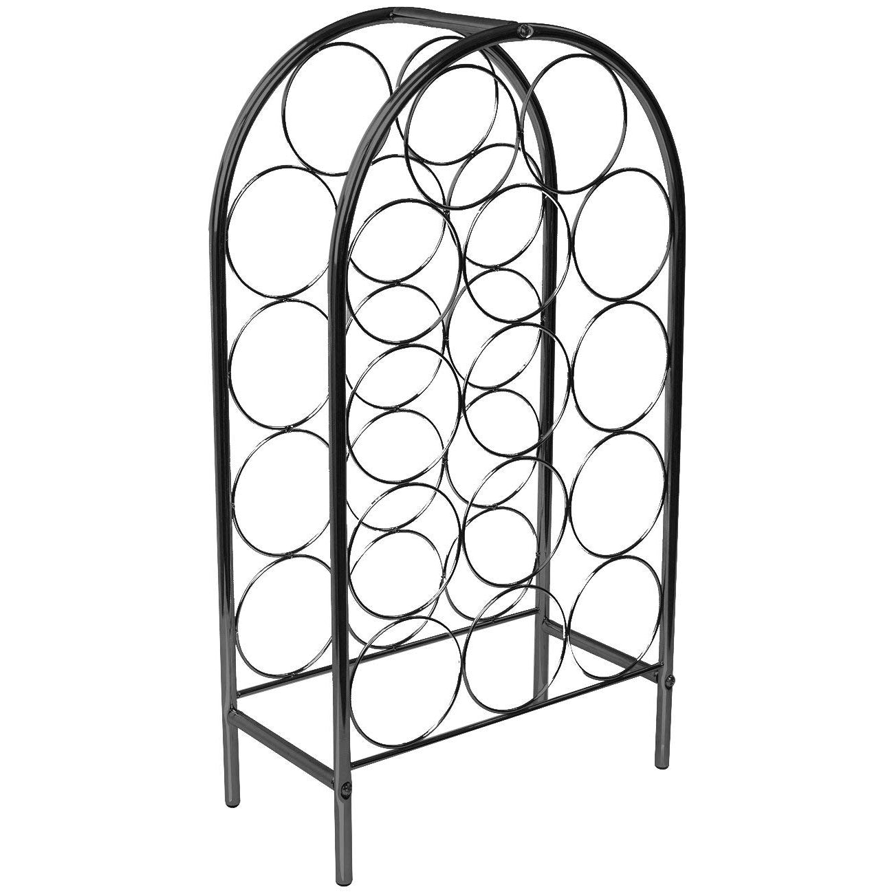 14-Bottle Wine Rack Stand, Bordeaux Chateau Style - Sorbus Home