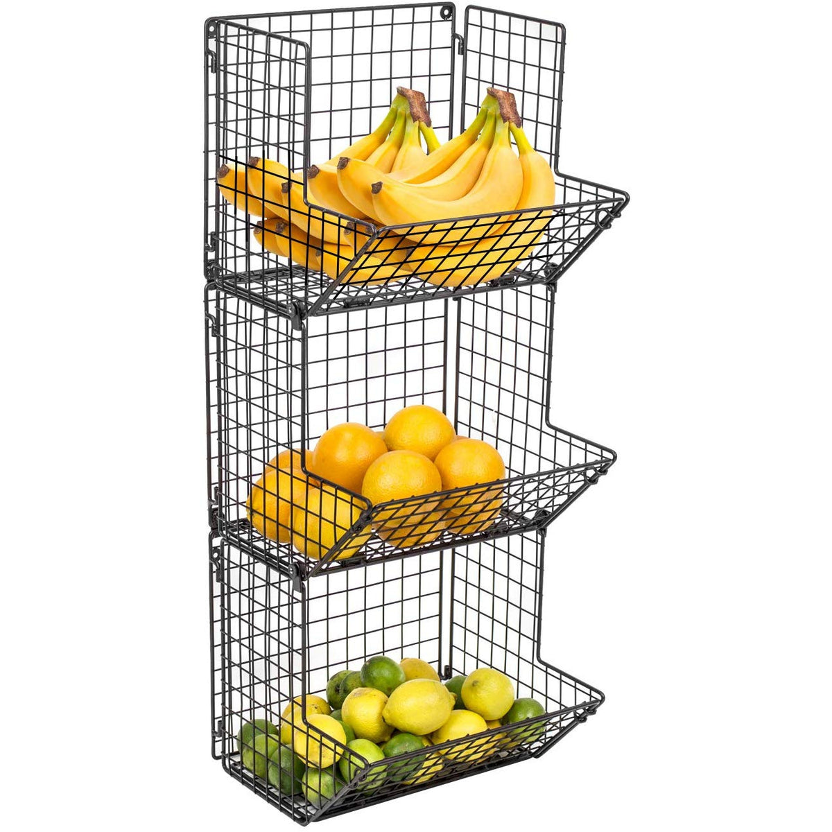 3-Tier Fruit Basket Stand - Sorbus Home