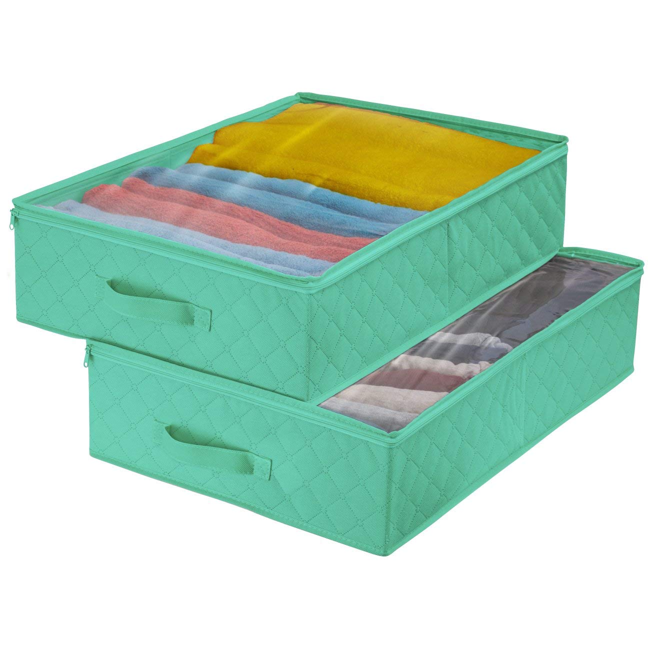 Sorbus Foldable Storage Bag Organizers, 2-Pack