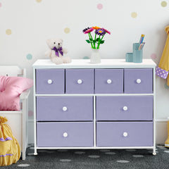 8-Drawer Chest Dresser w/knobs - Colors
