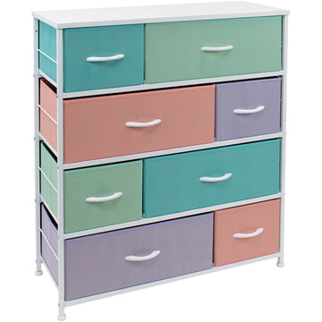 colorful dresser Sorbus 8 Drawers Dresser