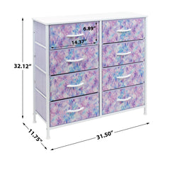 8-Drawer Dresser Stand (Tie Dye)