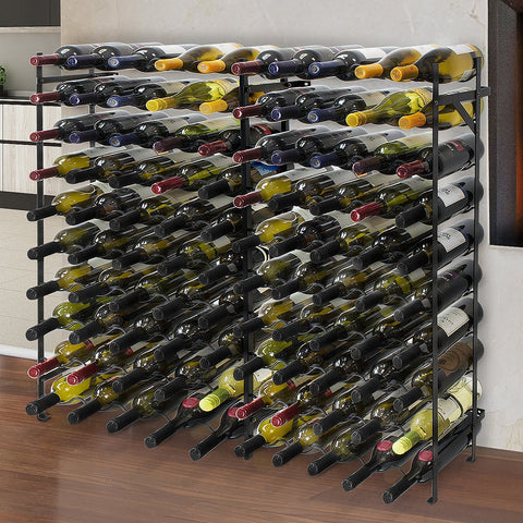 100-Bottle Wine Rack Stand - Sorbus Home