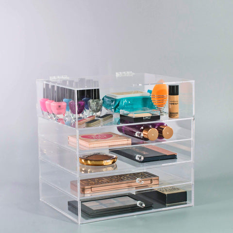 5-Tier Cosmetic Storage Case Organizer - sorbusbeauty