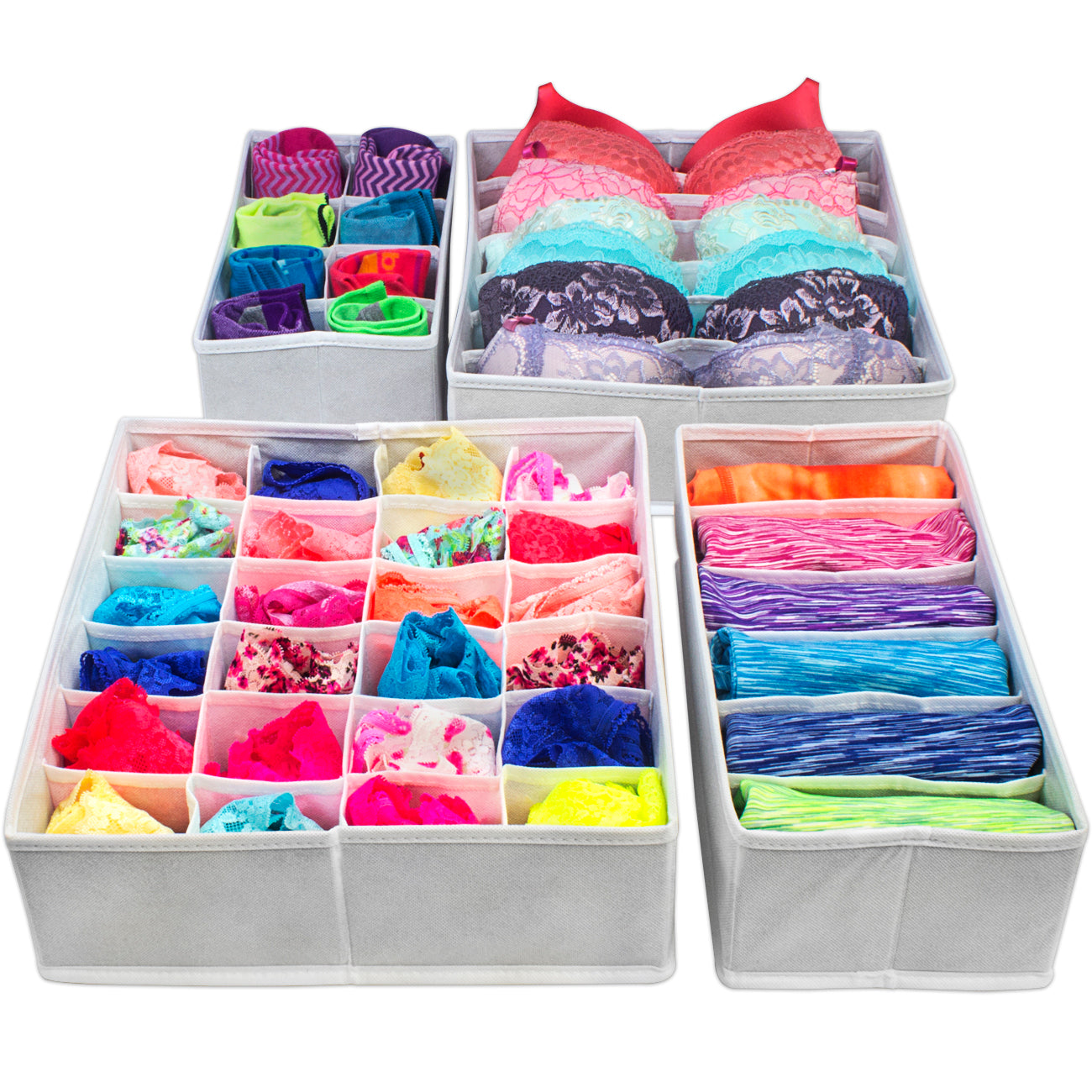 Foldable Underwear Storage Box - Organize Your Clothing And