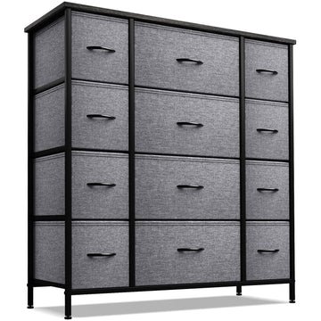 12 drawer dresser black 12 Drawer Tall Wide Dresser – Sorbus Home
