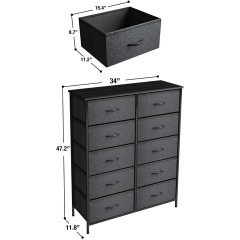10-Drawer Dresser