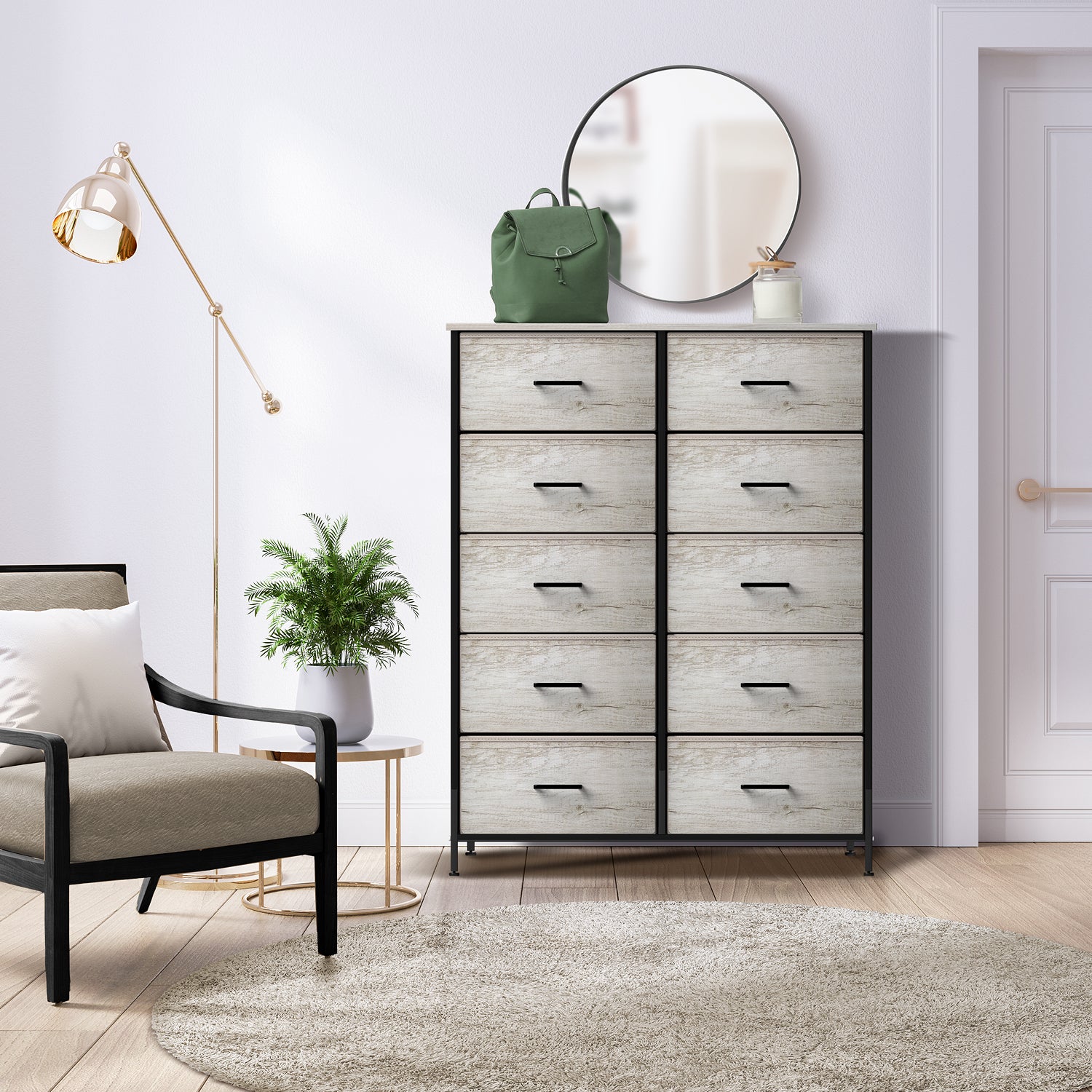 tall and wide dresser 10 Drawer Wide Dresser – Sorbus Home