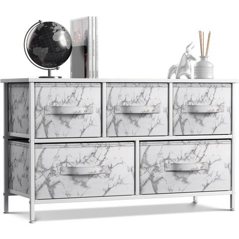5-Drawer Dresser (Marble Print)