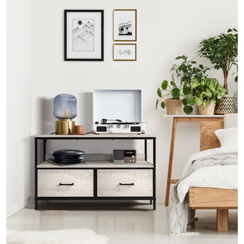 2 Drawer TV Stand Dresser (for TVs up to 38")