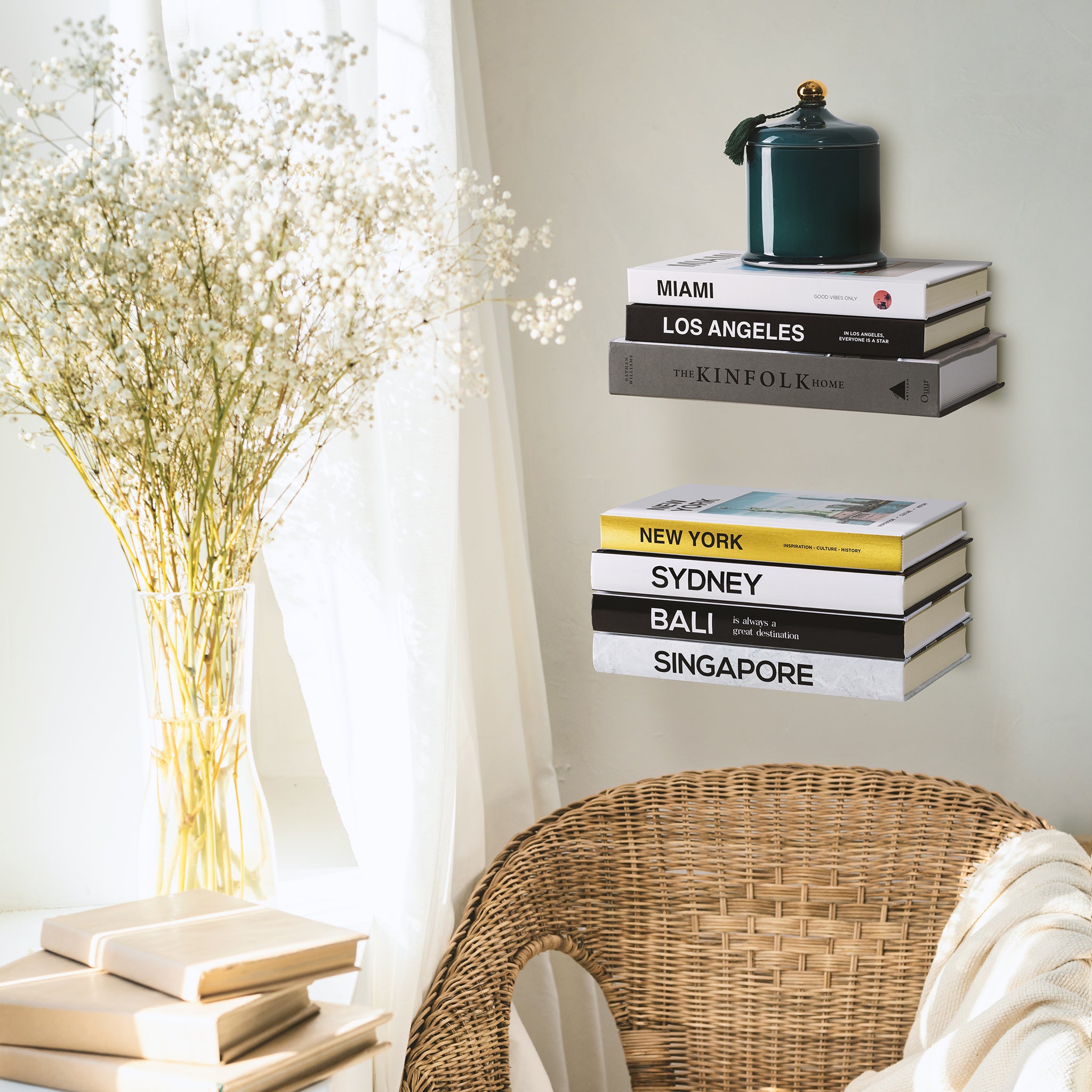 Sorbus Invisible Floating Bookshelves – Sorbus Home